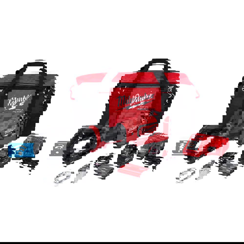 Power Crimper: 2 Lithium-ion Battery Included, 18Ah, Straight Handle, 18V